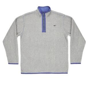 Men’s Southern Marsh‎ HIGHLAND ALPACA PULLOVER Gray/Blue Small 0304